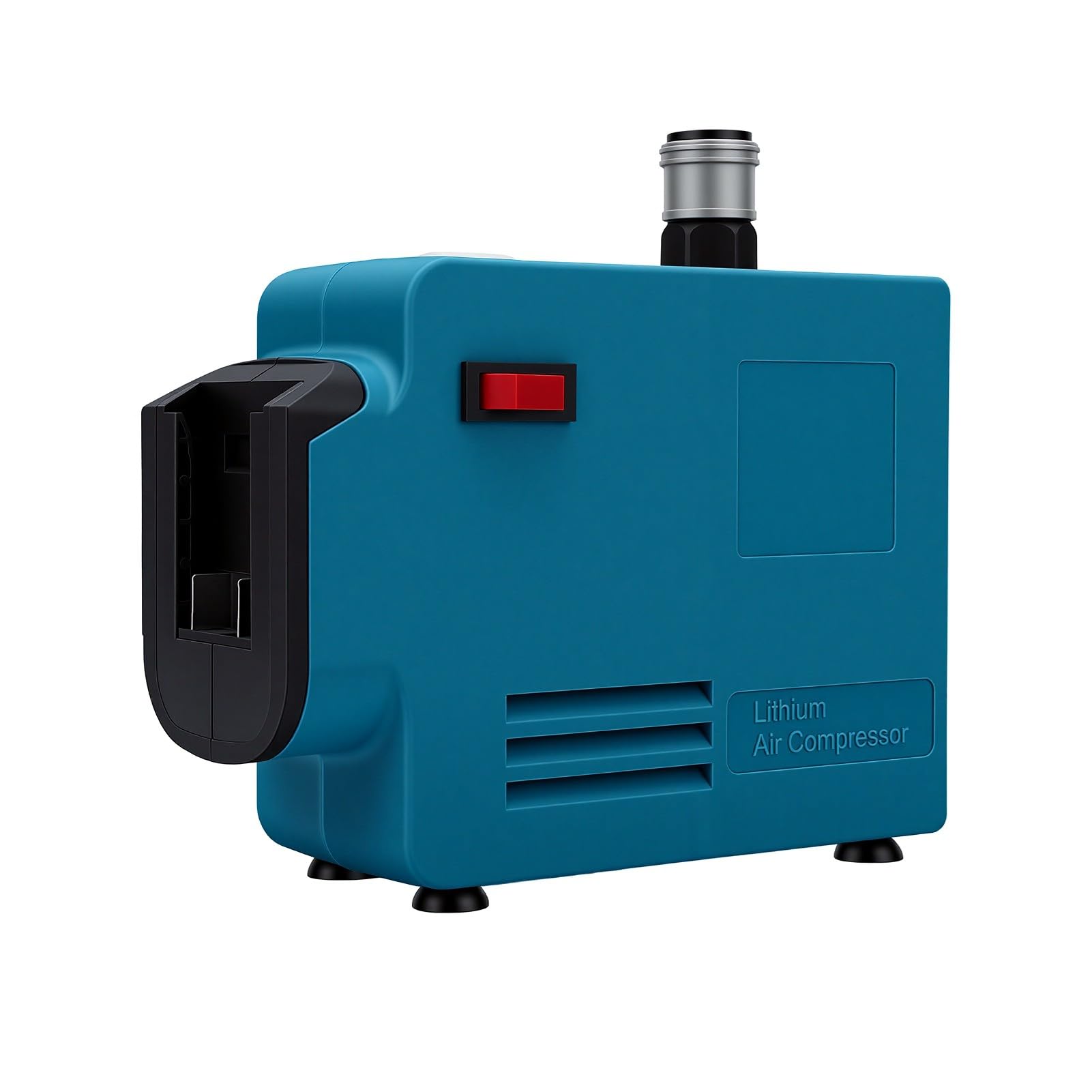 Fafeicy Compressore D'aria Senza Fili, Motore Brushless da 175 PSI | Senza Serbatoio Senza Olio 500 W 2880 Giri/min per Pistola Sparachiodi Pneumatica Portatile Blu