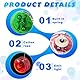 Rppiup LED Licht YoYo, 18 Stück Kunststoff Responsive Yoyo für Kinder, JoJo Kinder, 9 Farben Leuchten Yoyos für Kinders, JoJo Spielzeug für Anfänger, für Party Gastgeschenk, Preise