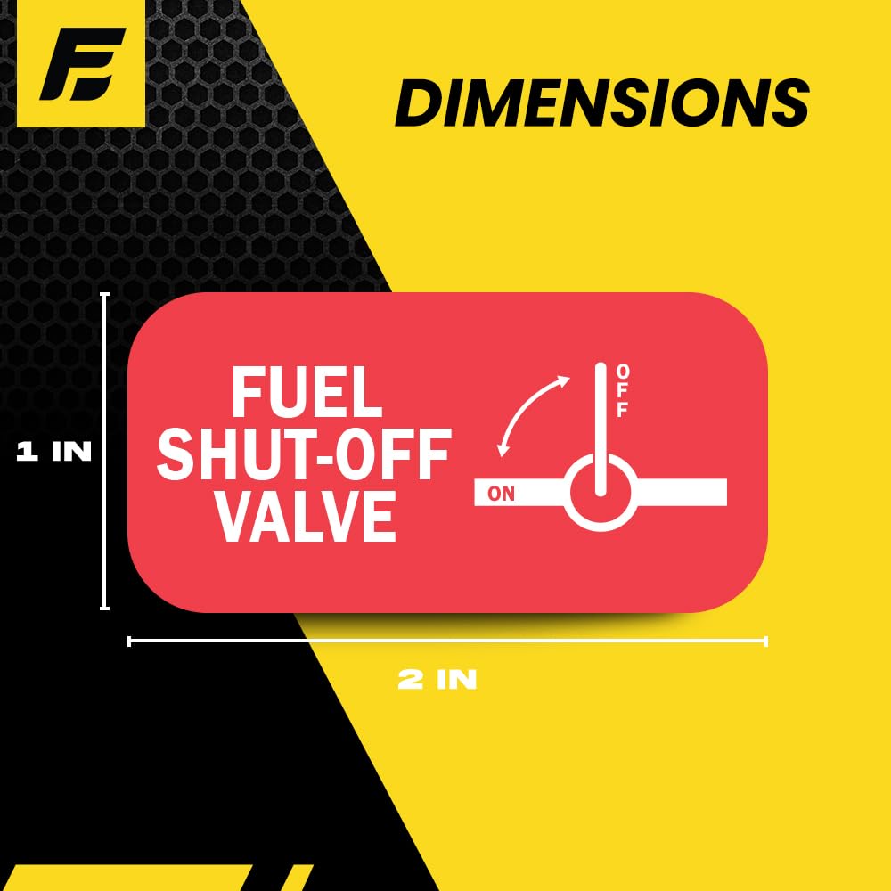 Snapklik.com : Fuel Shut Off Sticker