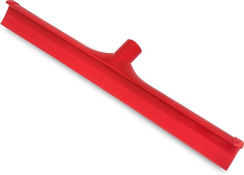 Carlisle Squeegee cabeza de caucho, espuma sólida de una sola unidad para piso, 20", Rojo, 6