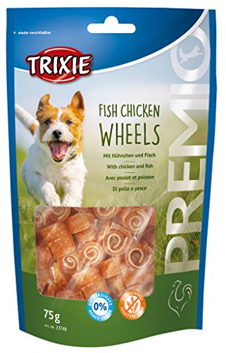 Trixie 31748 PREMIO Fish Chicken Wheels, 75 g