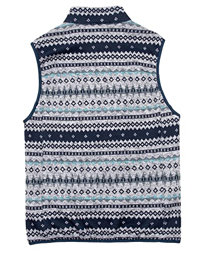 Bonnroth Mens Full Zip Sweater Fleece Vest, Sherpa Lined Stand Collar Vests with Pocket2