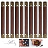 バネ口金具 幅1.5cm 長12cm 10個セット ばね口金 バネ口ポーチ バッグ パーツ 手芸材料 DIY クラフト用品 クラフトパーツ 手作り 財布作り 業務用 裁縫 巾着 ミニサイズ