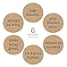 Be Kind Kraft Stickers / 500 Motivational Uplifting Stickers / 6 All Occasion Good Human Label Designs / 1.5