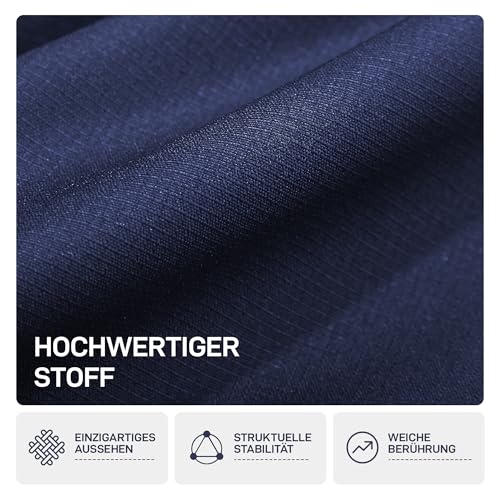 EVER ADVANCED XXL Bollerwagen faltbar 225L mit Dach (Blau) - 9