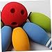 Toddmomy 7pcs Bowling Play Mini Indoor Sports Bowling Game for Toddlers for Home and Kindergarten Includes Bottles and Random Color