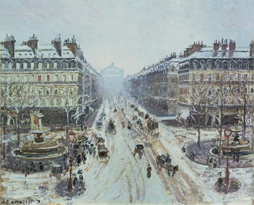 Peinture Avenue de L'opéra Pissarro pour sublimer votre chambre