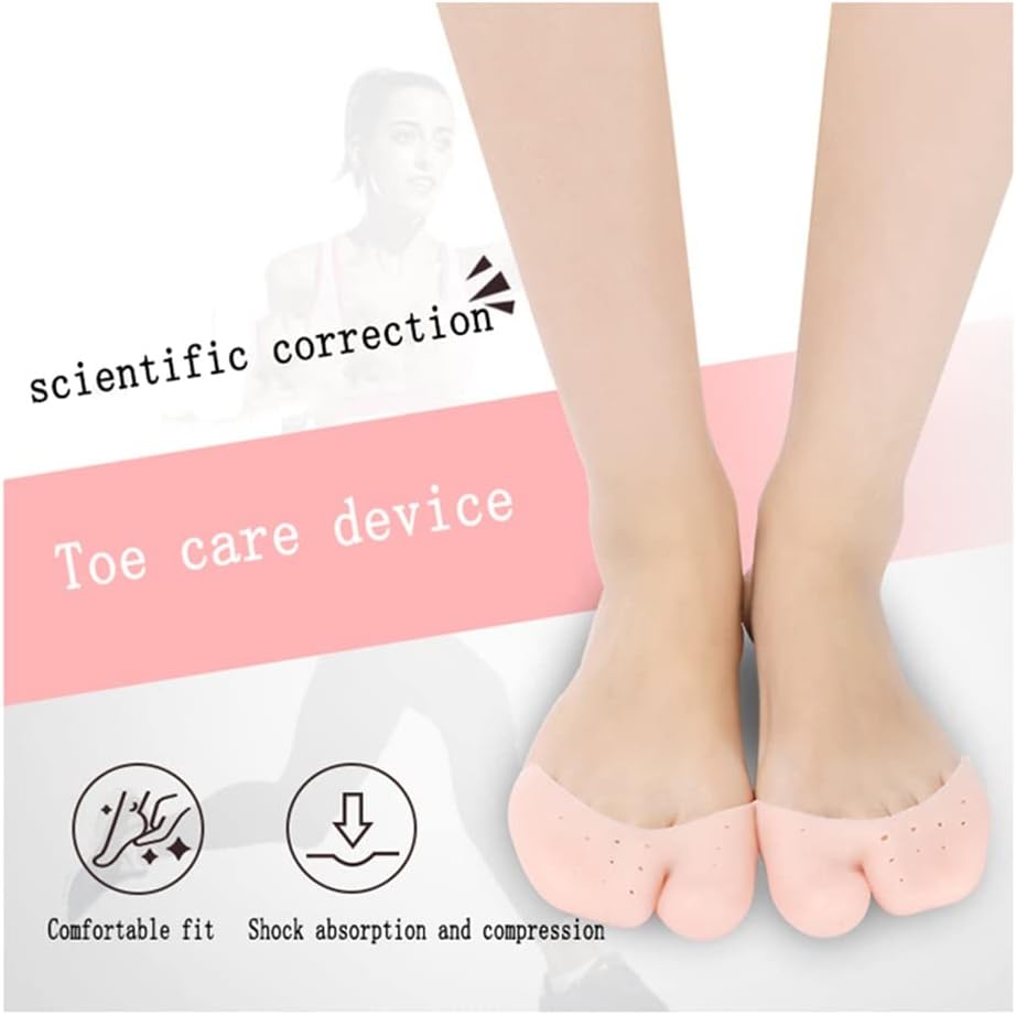 Toe Separators [5 Pcs] Soft Bunion Corrector Straighteners to Restore Toes Original Shape Spacers for Yoga Practice Prevents Overlapping Toes