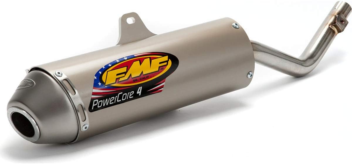FMF Racing PC4 S/A S/O KLX140L Mufflers / Slip-ons Power Core 4 SIL Brushed StainlessKAWASAKI KLX140L08-10 - 042161