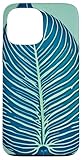 Monstera Leaf Blue Cyanotype Vintage Graphic Looks