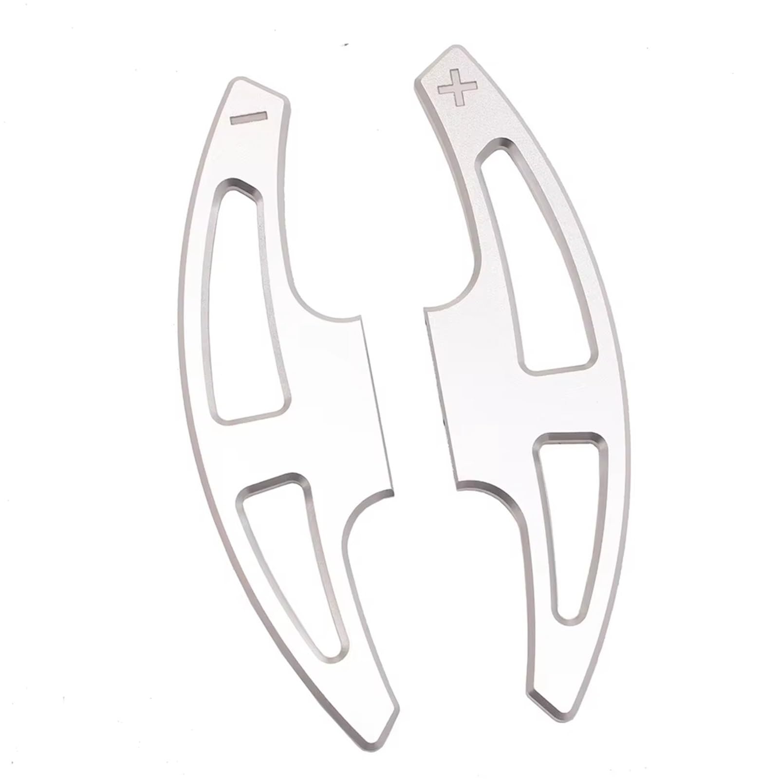 Caqrbcx Silver Paddle Shifter Extensions Compatible With Bmw For 3 Series E90 E92 E93 M3 2008-2013 Steering Wheel Paddle Extend Shifter