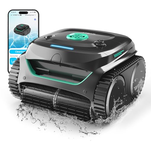 Image of (2025 New) WYBOT C2 Cordless Robotic Pool Cleaner, up to 2152 Sq.ft, 180 mins, Pool Robot Vacuum for Inground Pools with Ultra-fine Filter, Triple-Motors, 7 Cleaning Modes, App Control