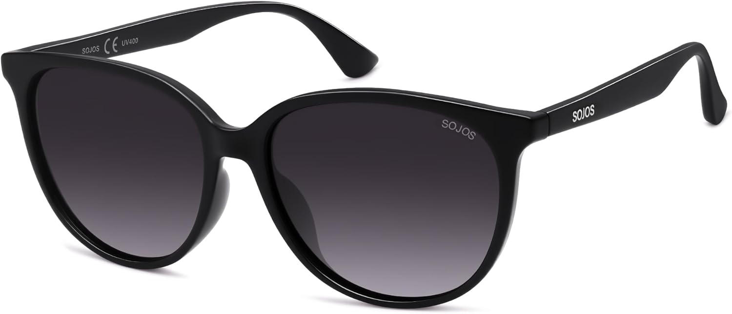 SOJOS Square Polarized Sunglasses for Women Men Vintage Style Larger Fit Shades SJ2642 - Image 2