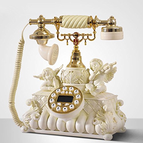 DNSJB Telefon antikes Weinlese-festes Holz-handgemachtes Weinlese-antikes Hauptwohnzimmer-Büro-örtlich festgelegter Seat Ornaments-Mode-Zusätze