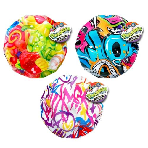 JA-RU X-Treme Bounce Sport Ball Super Swirls Multiple Packs and Styles (1 Pack (3 Balls), 3" X-Treme Bounce)