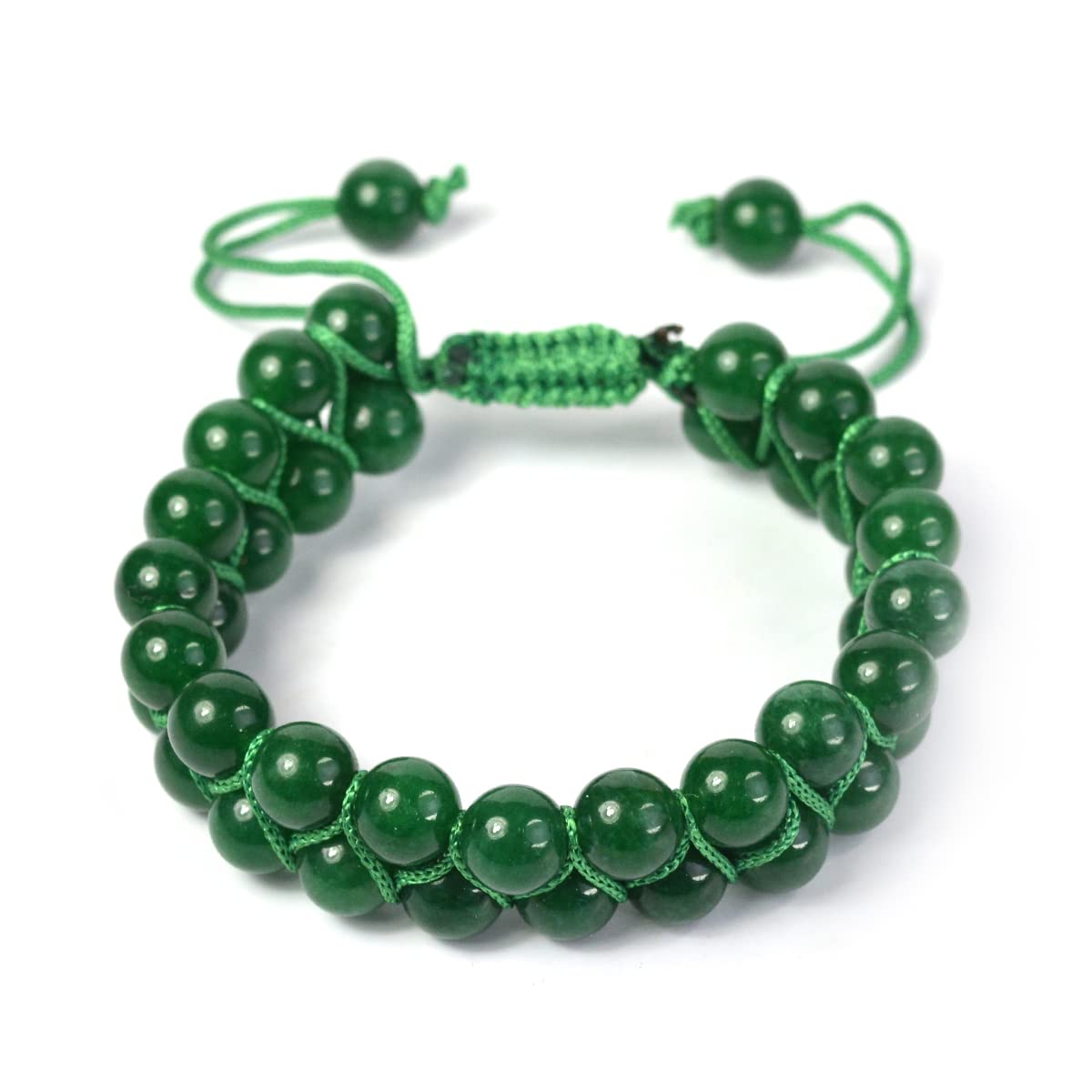 Reiki Crystal Products Green Aventurine Bracelet Macrame Bracelet Nylon Cord Adjustable Wristband Double line Stone Bracelet for Women & Men (B09RQPF17S) Amazon Price History, Amazon Price Tracker