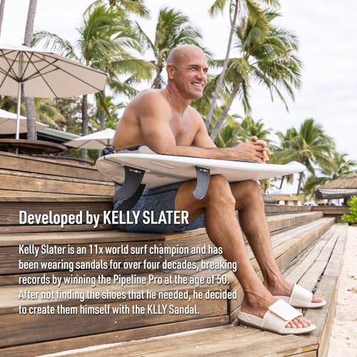 Kelly Slater Apollo Mens Slides | Water Resistant | Men's Beach Sandals | Mens Sandals | Slides For Men | Eco Friendly | Arch Support | Beach Shoes Men 5