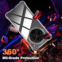 Tieeyivv Hülle für Oppo Find X8 Pro Cover Stoßfest Schutzhülle, Soft Transparent Handyhülle [Kamera Schutz] [Weiche Innenschicht] Anti-Scratch Dünn Schutzhülle – Ansicht 5