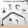 Microphone Boom Arm,Aokeo AK-45 Desk Adjustable Compact Mic Suspension Boom Scissor Arm Stand For Blue Yeti,Snowball iCE, HyperX QuadCast,SoloCast,Elgato Wave,Etc #3