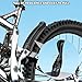 Bike Mud Guard Mountain Bike Mudguard Universal Rear Bicycle Mud Guard Splash Guard with Fastening Straps Road Bike Mudguards Fit 26, 27.5, 29 in Wheel 2Pcs