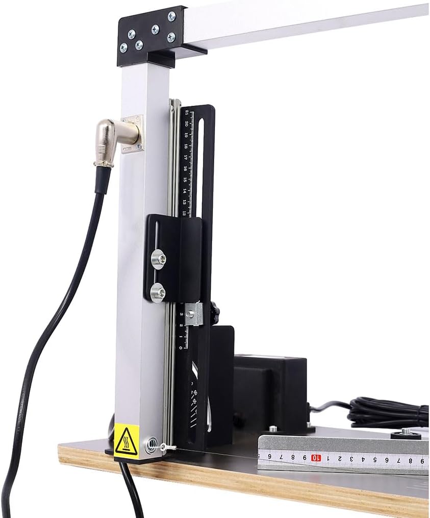 Hot Wire Cutter with Large Table, 450 ℃ Thermocut Foam Cutting Machine with Nichrom Heating Wire, 200W 36V Styrofoam Cutter Groove Machine for Pearl Cotton, Sponge, Plastic