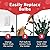 PREXTEX Christmas Lights with Green Wire (10 Feet, 50 Lights) - Clear Christmas Tree Lights Indoor or Outdoor String Lights Use - Warm White Twinkle Lights - Fairy Lights - Christmas String Lights