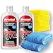 Produktbild BRESTOL® Auto Kratzer Entferner mit Zubehör - Kratzerentferner Autolack - entfernt kleine Kratzer & Schrammen, Farbspuren, Reibspuren & Rostspuren, Lackkratzerentferner & Lackreiniger