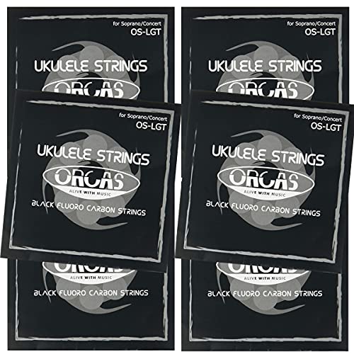 IJX tJ[{ EN Zbg \vm RT[gp CgQ[W ORCAS UKULELE STRINGS SOPRANO CONCERT OS-LGT (6Zbg)