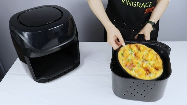 2 Moules Silicone Air Fryer 23cm - Pour Cosori, Russell Hobbs, Cecotec - Réutilisables