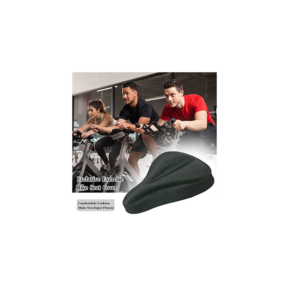 Bicycle Seat Cushion Zacro Extra Comfort Large Ergonomic Gel Bike