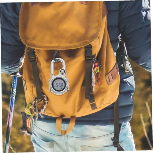Reloj digital de bolsillo multifuncional Mikikit con brillo nocturno para montaña 5