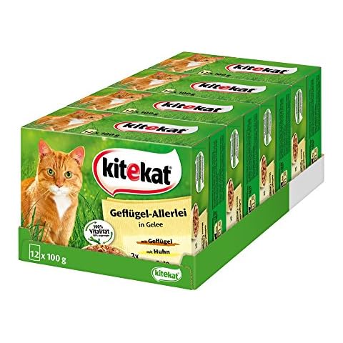 Kitekat Katzenfutter Nassfutter Geflügel-Allerlei in Gelee Cover