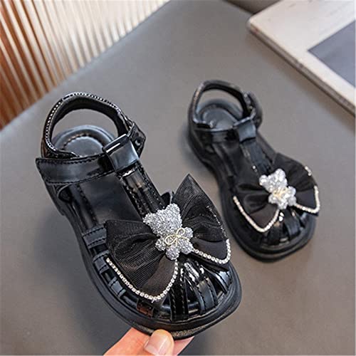 Big Kids Girl Sandals Summer Mesh Bow Closed Head Princess Shoes Daily With Dresses Walking Sandals for Kids2