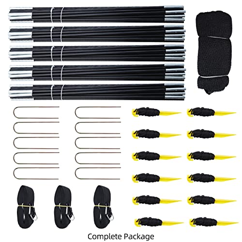 Ramedi Baseball And Softball Batting Cage 20 Foot With Net And Frame, Hitting Cage Net Collapsable And Portable For Outdoor And Backyard Training #TOP1