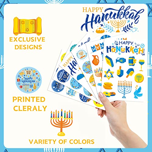 Funnlothanukkahstickershappyhanukkahstickers30sheetshanukkahgiftsforkidschanukahstickersforkidsforhanukkahthemeddecorationscardboxsealpartysupplies  Urban Country Home Decor Funnlot hanukkah stickers happy hanukkah stickers 30 sheets hanukkah gifts for kids chanukah stickers for kids for hanukkah themed decorations card box seal party supplies  urban country home decor