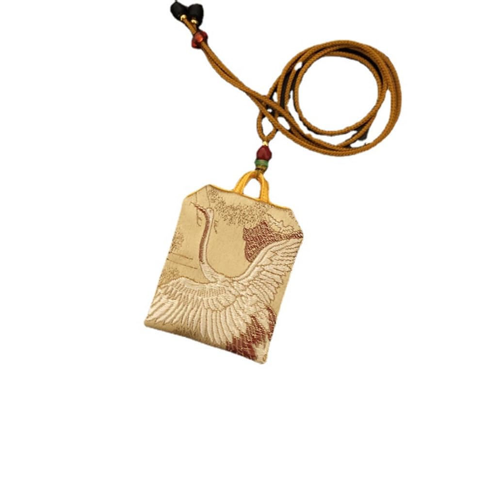 Ytdjjwls Unisex Yellow Small Blessing Bag Amulet Sachet Bag Jewelry Sachet Bag Minimalist And Exquisite