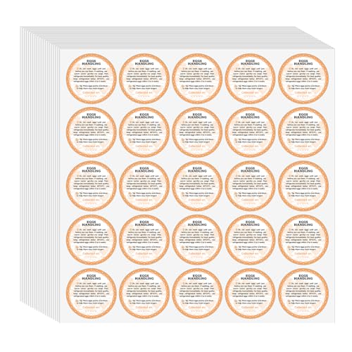 Farm Fresh Egg Labels