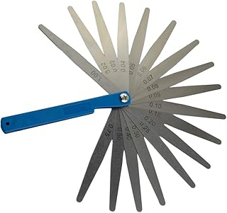 AHL 0.02-1mm Fühlerlehre Blätter 17 Blätter Fühlerlehren-Satz