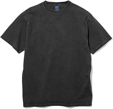 Amazon | GOOD ON グッドオン S/SヘビークルーTEE M P-ブラック