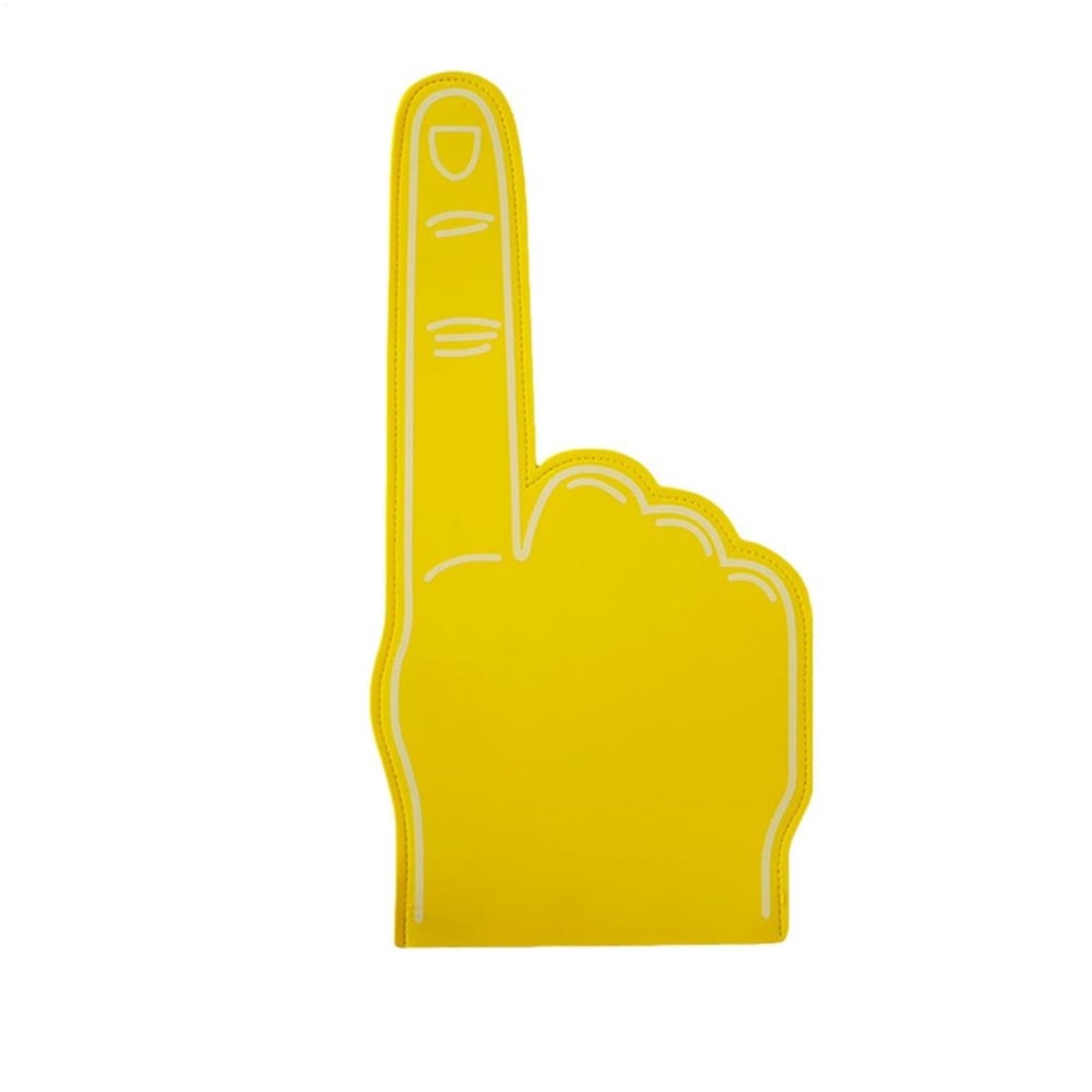 2PC Gladiators Foam Finger Giant Inspired Sports Games By Fans' Fingers Cheerleading Props For Events for Parties Celebration(Yellow)