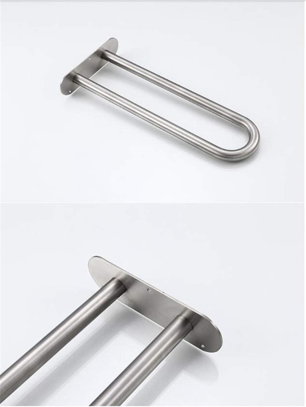 Towel Rack,Stainless Steel Double Towel Bar,Bathroom Armrest,Kitchen Rag Stand,Creative Rust Towel Rail/a/36Cm(14Inch)