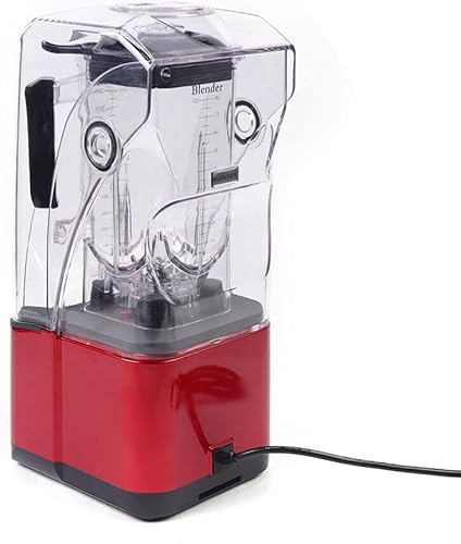 Miniatura 5 de Licuadora profesional, licuadora de encimera, licuadora para cocina, máxima 2200 W, licuadora doméstica y comercial con temporizador, licuadora de