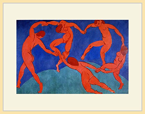 Amazon.co.jp: マティス・「ダンス」 プリキャンバス複製画・ 額