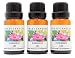 Hawaiian Lei 3 Bottles 1/2 Fl Oz Each (15ml) Premium Grade Scented Fragrance Oil By Crazy Candles (Flowers, Including Frangipani, White Ginger, Plumeria Aroma)