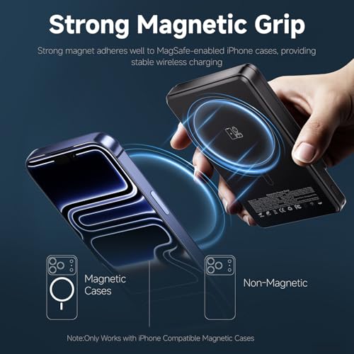 Nocapvalue for MagSafe Power Bank 10000mAh, Fast, Magnetic Portable Charger - image 2