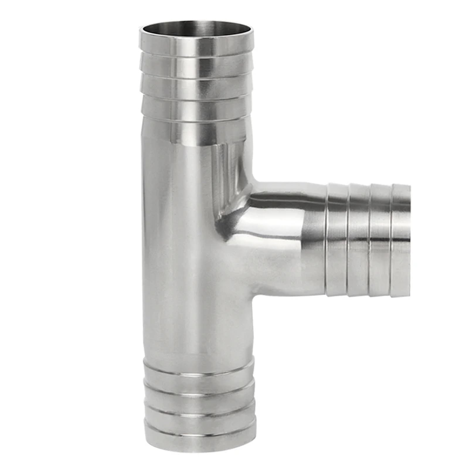 Raccord de Tuyau cannelé en Acier Inoxydable 304, 12,7 mm, 16 mm, 19 mm, 25 mm, 32 mm, 38 mm, 45 mm, 51 mm, connecteur à 3 Voies(45mm Barb)