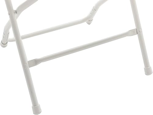 Miniatura 4 de BTEXPERT Juego de 1 silla de plástico plegable con marco de acero, silla para eventos de alta capacidad, para oficina, boda, fiesta, picnic, cocina,