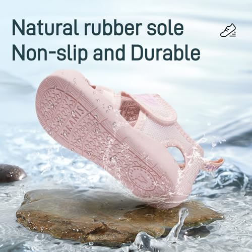 Image of TARANIS Boys Girls Outdoor Sport Sandals Closed Toe Water Beach Hiking Lightweight Athletic Summer Shoes