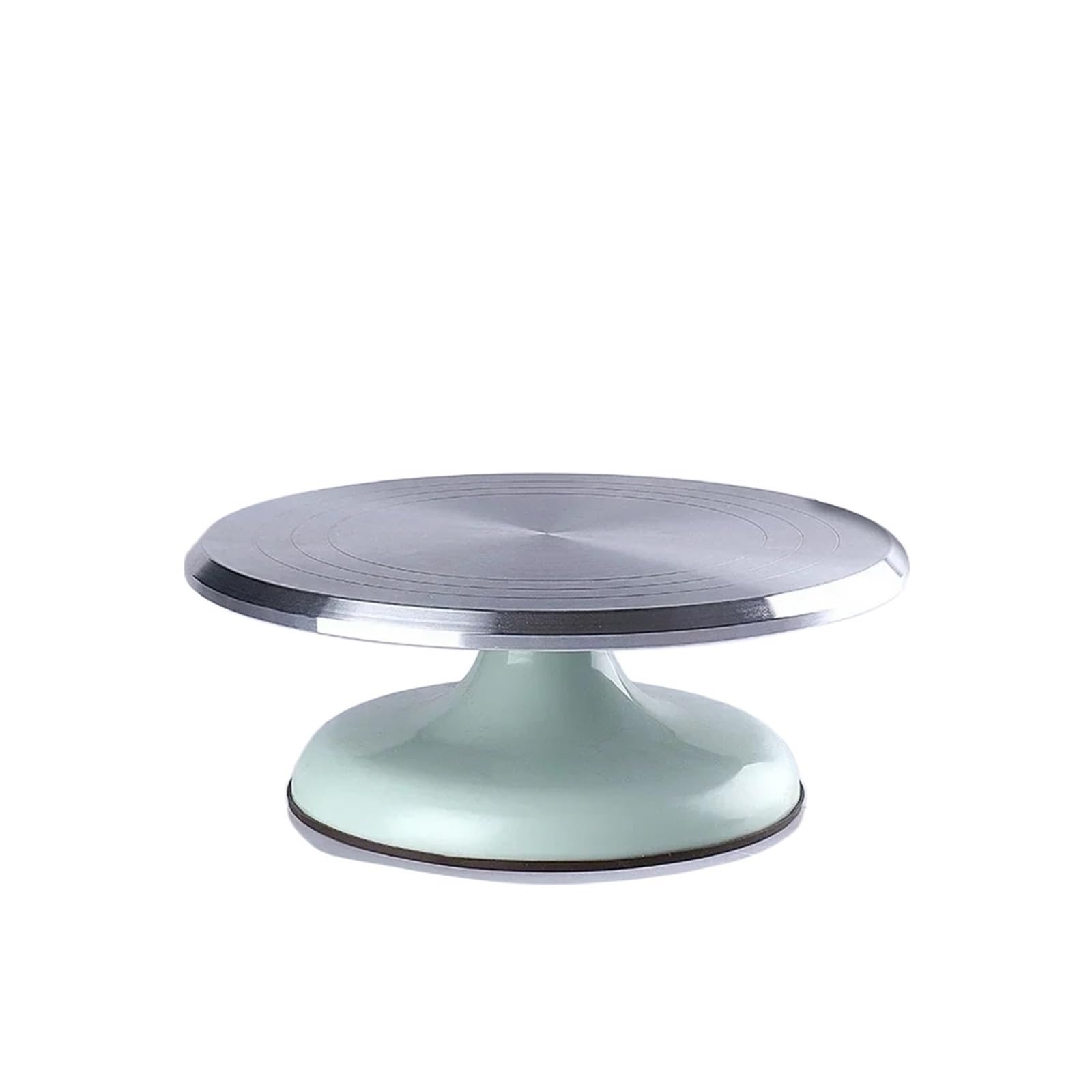 Herramientas for hornear, plato giratorio for tartas de cumpleaños, plástico y cerámica, vidrio, mesa for montar flores Para Pasteles, DecoracióN De Pasteles Y ReposteríA(Cyan,12INCH)