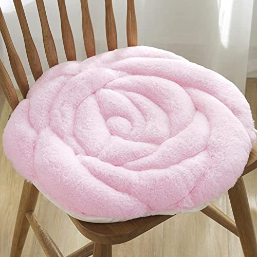 Coussin de chaise rond en peluche douce Cover